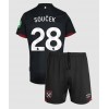 West Ham United Tomas Soucek #28 Bortedraktsett Barn 2024-25 Kortermet (+ korte bukser)